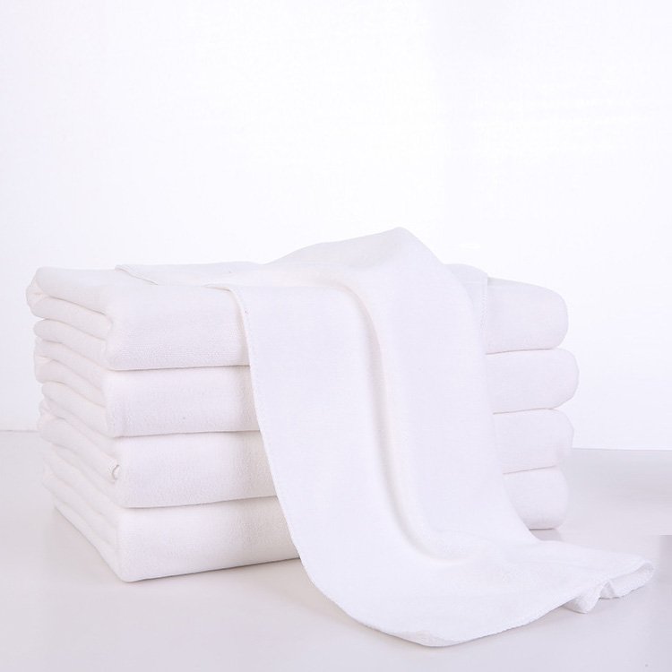 酒店70*140cm白色毛巾浴巾